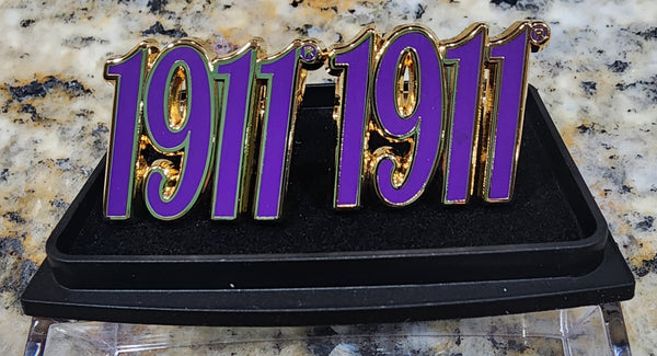 Omega Psi Phi Year 1911 Cufflinks [Gold]