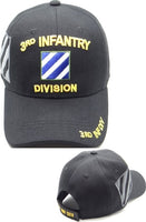 3rd Infantry Division C1262 Side Shadow Mens Cap [Black]