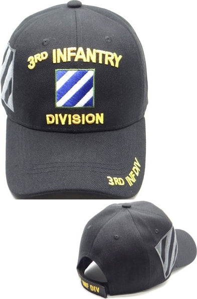 3rd Infantry Division C1262 Side Shadow Mens Cap [Black]