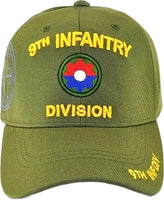 9th Infantry Division C1266 Side Shadow Mens Cap [Olive Green]