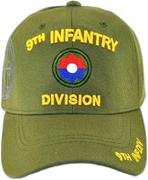 9th Infantry Division C1266 Side Shadow Mens Cap [Olive Green]