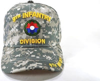 9th Infantry Division C1266 Side Shadow Mens Cap [Digital Camouflage]