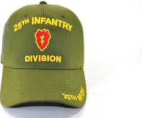 25th Infantry Division C1270 Side Shadow Mens Cap [Olive Green]