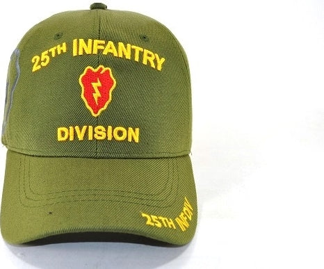 25th Infantry Division C1270 Side Shadow Mens Cap [Olive Green]