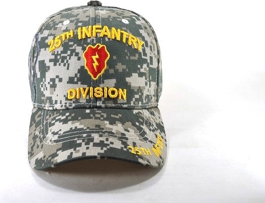 25th Infantry Division C1270 Side Shadow Mens Cap [Digital Camouflage]