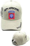 82nd Airborne C1271 Side Shadow Mens Cap [Beige]