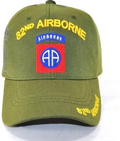 82nd Airborne C1271 Side Shadow Mens Cap [Olive Green]