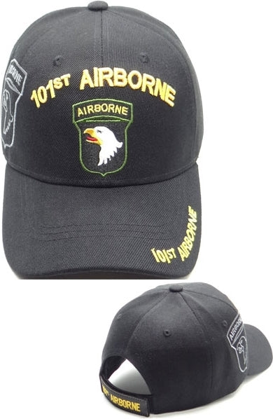 101st Airborne C1272 Side Shadow Mens Cap [Black]