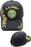 U.S. Army Text Side Shadow Mens Cap [Black]
