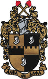 Alpha Phi Alpha Shield Emblem Iron-On Patch [Gold]