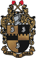 Alpha Phi Alpha Shield Emblem Iron-On Patch [Gold]