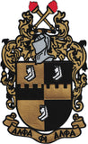 Alpha Phi Alpha Shield Emblem Iron-On Patch [Gold]