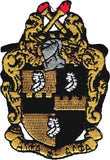 Alpha Phi Alpha Shield Emblem Iron-On Patch [Gold]