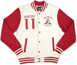 Big Boy Kappa Alpha Psi Divine 9 Mens Fleece Jacket [Ivory White]