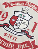 Big Boy Kappa Alpha Psi Divine 9 Mens Fleece Jacket [Ivory White]