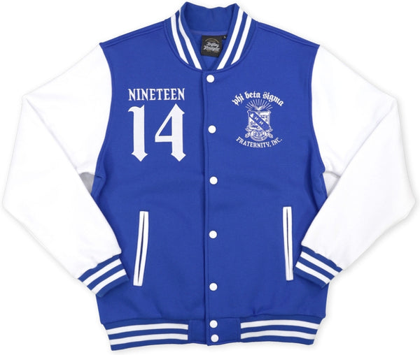 Big Boy Phi Beta Sigma Divine 9 Mens Fleece Jacket [Royal Blue]