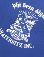 Big Boy Phi Beta Sigma Divine 9 Mens Fleece Jacket [Royal Blue]