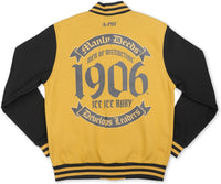Big Boy Alpha Phi Alpha Divine 9 Mens Fleece Jacket [Gold]