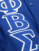 Big Boy Phi Beta Sigma Divine 9 S4 Mens Wool Jacket [Royal Blue]