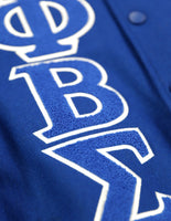 Big Boy Phi Beta Sigma Divine 9 S4 Mens Wool Jacket [Royal Blue]