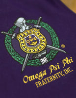 Big Boy Omega Psi Phi Divine 9 S4 Mens Wool Jacket [Purple]