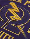 Big Boy Omega Psi Phi Divine 9 S4 Mens Wool Jacket [Purple]