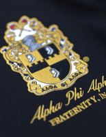 Big Boy Alpha Phi Alpha Divine 9 S4 Mens Wool Jacket [Black]
