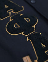 Big Boy Alpha Phi Alpha Divine 9 S4 Mens Wool Jacket [Black]