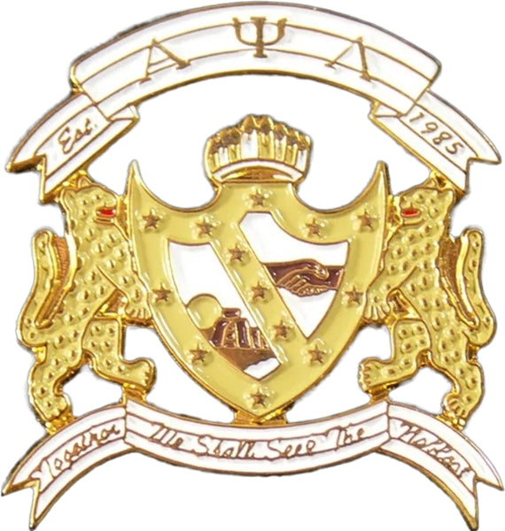 Alpha Psi Lambda Shield Lapel Pin [Gold]