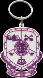 Sigma Lambda Beta PVC Crest Key Chain [White]