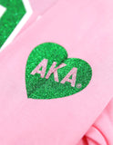 Big Boy Alpha Kappa Alpha Divine 9 S4 Long Sleeve Tee [Pink]
