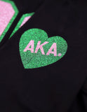 Big Boy Alpha Kappa Alpha Divine 9 S4 Long Sleeve Tee [Black]