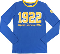 Big Boy Sigma Gamma Rho Divine 9 S4 Long Sleeve Tee [Royal Blue]