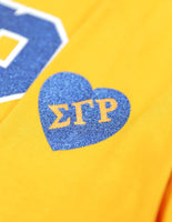 Big Boy Sigma Gamma Rho Divine 9 S4 Long Sleeve Tee [Gold]