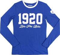 Big Boy Zeta Phi Beta Divine 9 S4 Long Sleeve Tee [Royal Blue]