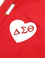Big Boy Delta Sigma Theta Divine 9 S4 Long Sleeve Tee [Red]