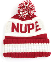 Big Boy Kappa Alpha Psi Divine 9 S252 Mens Beanie With Ball [Crimson Red]