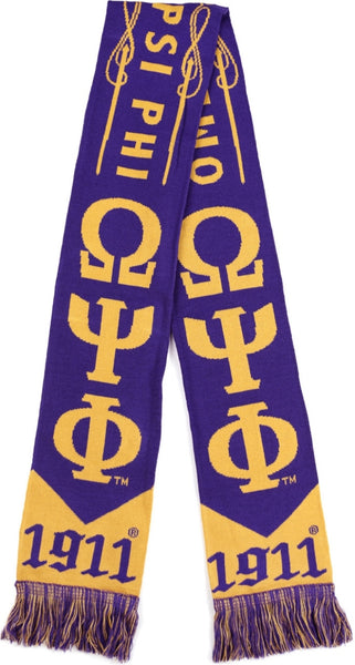 Big Boy Omega Psi Phi Divine 9 S7 Scarf [Purple]