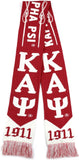 Big Boy Kappa Alpha Psi Divine 9 S7 Scarf [Crimson Red]