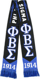 Big Boy Phi Beta Sigma Divine 9 S7 Scarf [Black]