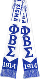 Big Boy Phi Beta Sigma Divine 9 S7 Scarf [White]