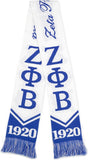 Big Boy Zeta Phi Beta Divine 9 S7 Scarf [White]