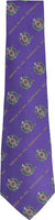 Big Boy Omega Psi Phi Divine 9 S2 Neck Tie [Purple]