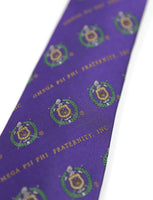 Big Boy Omega Psi Phi Divine 9 S2 Neck Tie [Purple]
