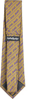 Big Boy Omega Psi Phi Divine 9 S3 Neck Tie [Gold]