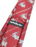 Big Boy Kappa Alpha Psi Divine 9 S2 Neck Tie [Crimson Red]