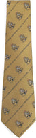 Big Boy Alpha Phi Alpha Divine 9 S2 Neck Tie [Gold]