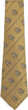 Big Boy Alpha Phi Alpha Divine 9 S2 Neck Tie [Gold]