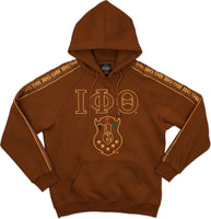 Big Boy Iota Phi Theta Divine 9 S4 Mens Pullover Hoodie [Brown]