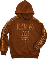 Big Boy Iota Phi Theta Divine 9 S4 Mens Pullover Hoodie [Brown]